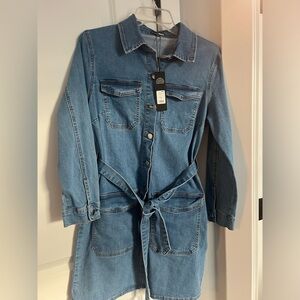 NWT Fashion Nova jeans dress